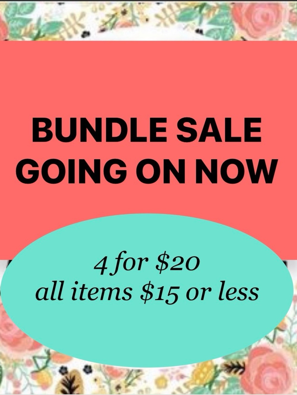 Sales and deals: Moving Sale on bundles